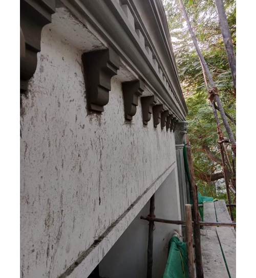 Building Cement Elevation Work in Chennai,Building Cement Artist Work in Chennai,Building Cement Design Work in Chennai,Temple and Pillar Border Work in Chennai