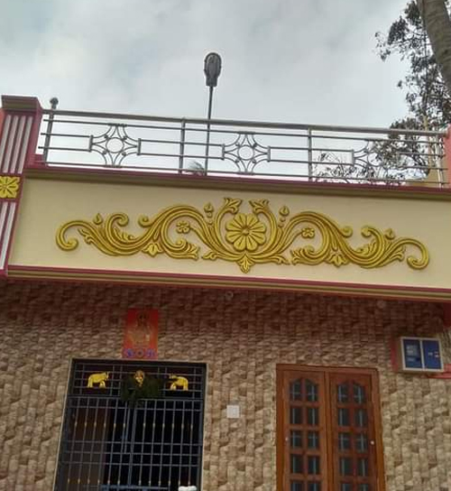 Building Cement Elevation Work in Chennai,Building Cement Artist Work in Chennai,Building Cement Design Work in Chennai,Temple and Pillar Border Work in Chennai