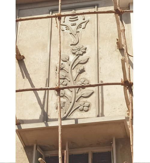 Building Cement Elevation Work in Chennai,Building Cement Artist Work in Chennai,Building Cement Design Work in Chennai,Temple and Pillar Border Work in Chennai