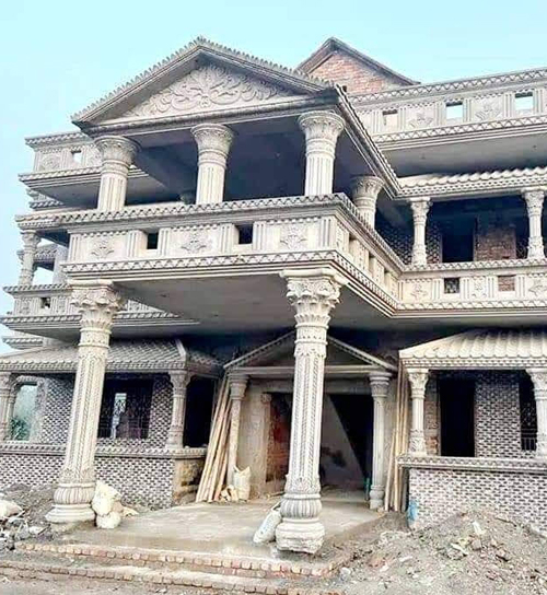 Building Cement Elevation Work in Chennai,Building Cement Artist Work in Chennai,Building Cement Design Work in Chennai,Temple and Pillar Border Work in Chennai