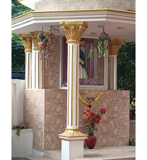 Building Cement Elevation Work in Chennai,Building Cement Artist Work in Chennai,Building Cement Design Work in Chennai,Temple and Pillar Border Work in Chennai