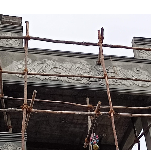 Building Cement Elevation Work in Chennai,Building Cement Artist Work in Chennai,Building Cement Design Work in Chennai,Temple and Pillar Border Work in Chennai