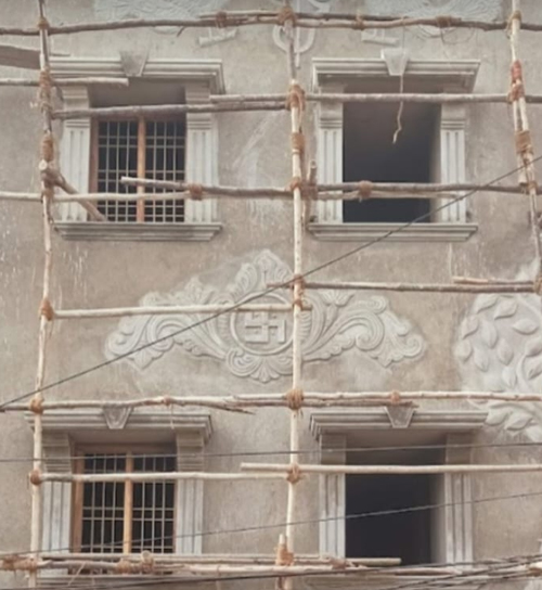 Building Cement Elevation Work in Chennai,Building Cement Artist Work in Chennai,Building Cement Design Work in Chennai,Temple and Pillar Border Work in Chennai